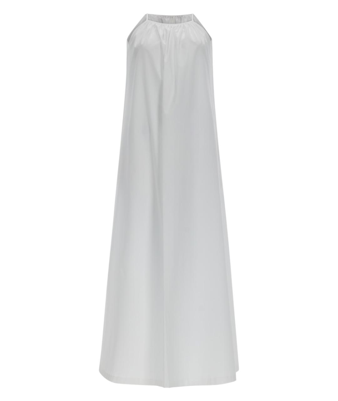 MAX MARA Белый хлопковый сарафан, фото 1