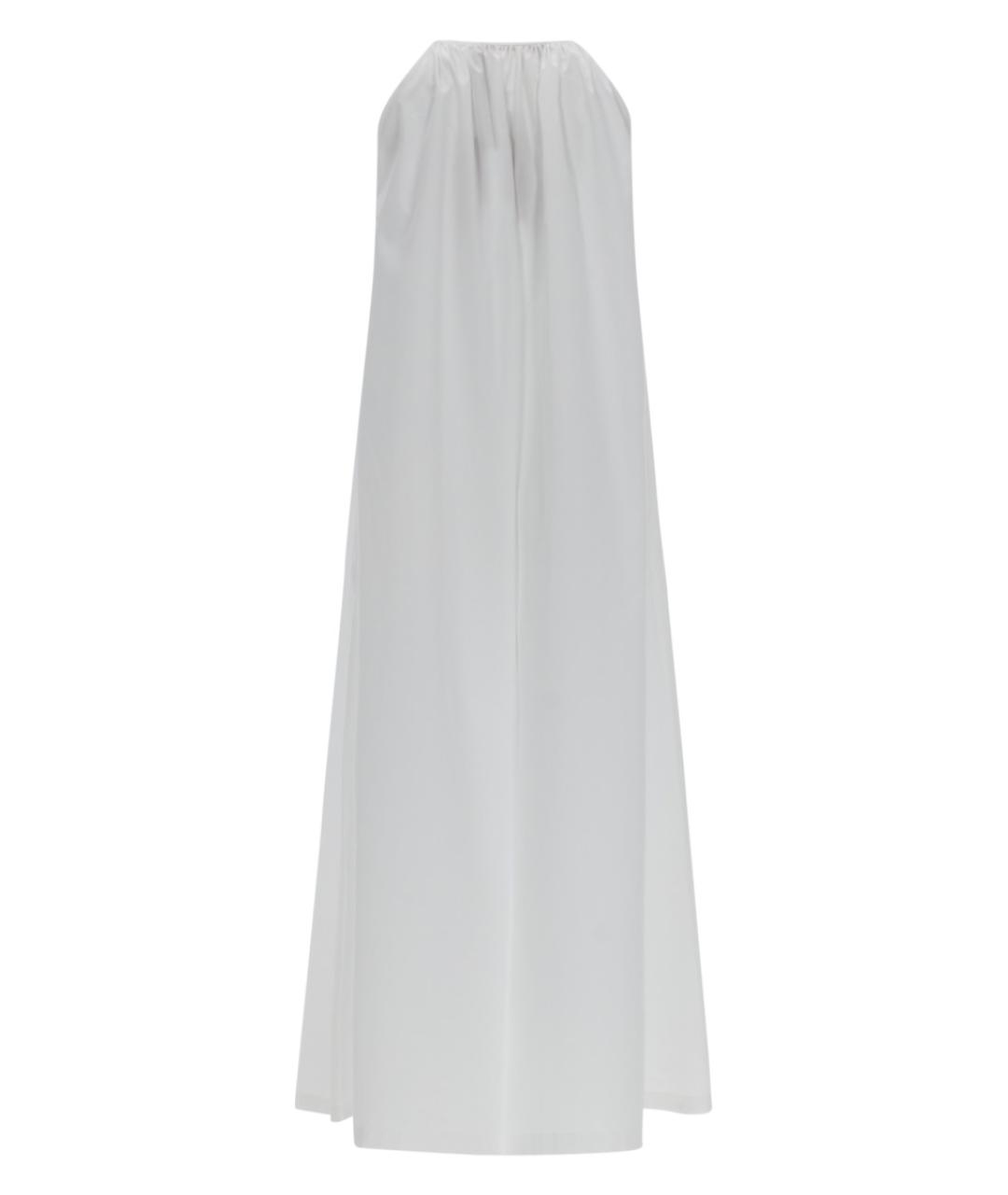 MAX MARA Белый хлопковый сарафан, фото 2