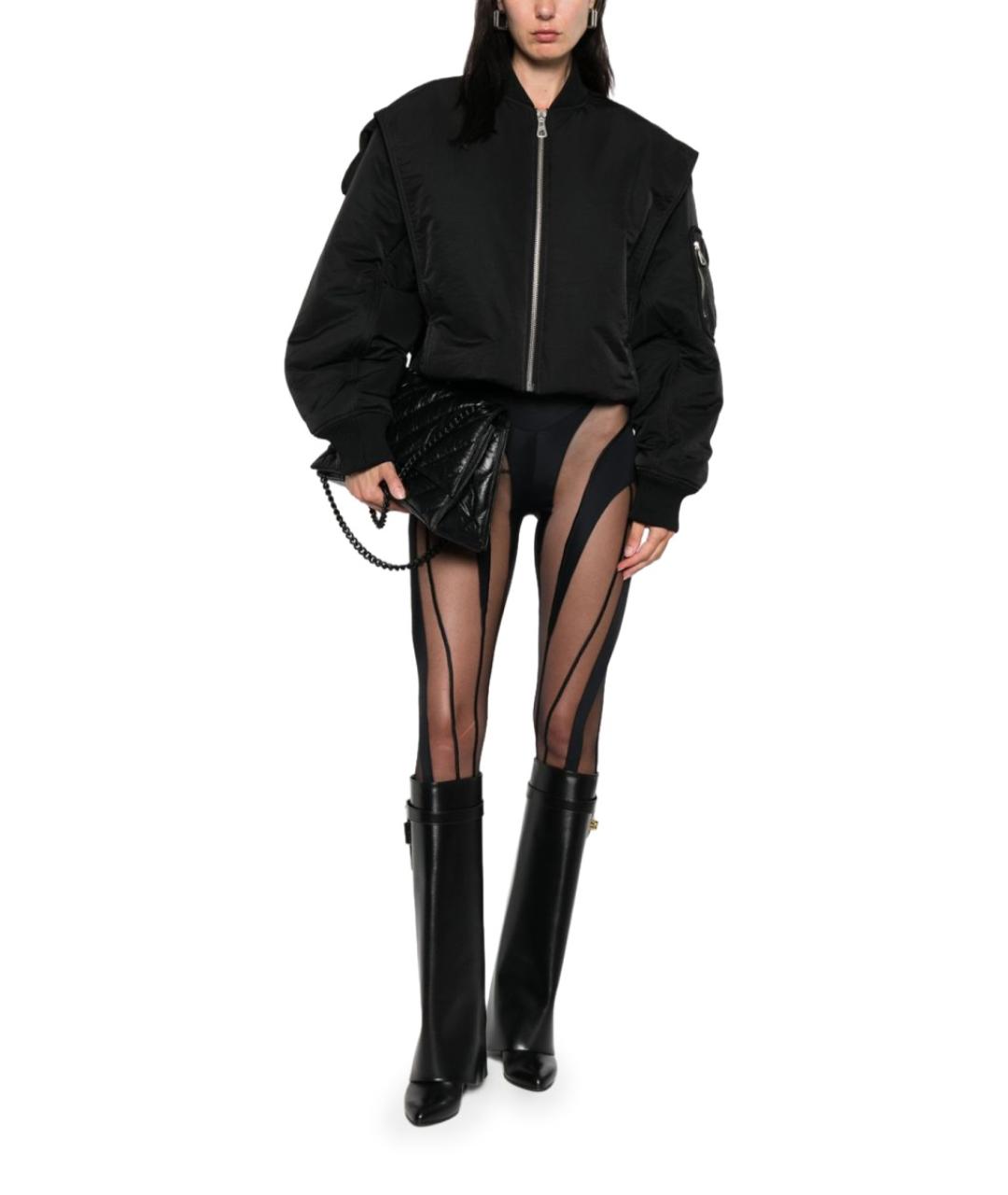 JEAN PAUL GAULTIER Черная полиамидовая куртка, фото 4