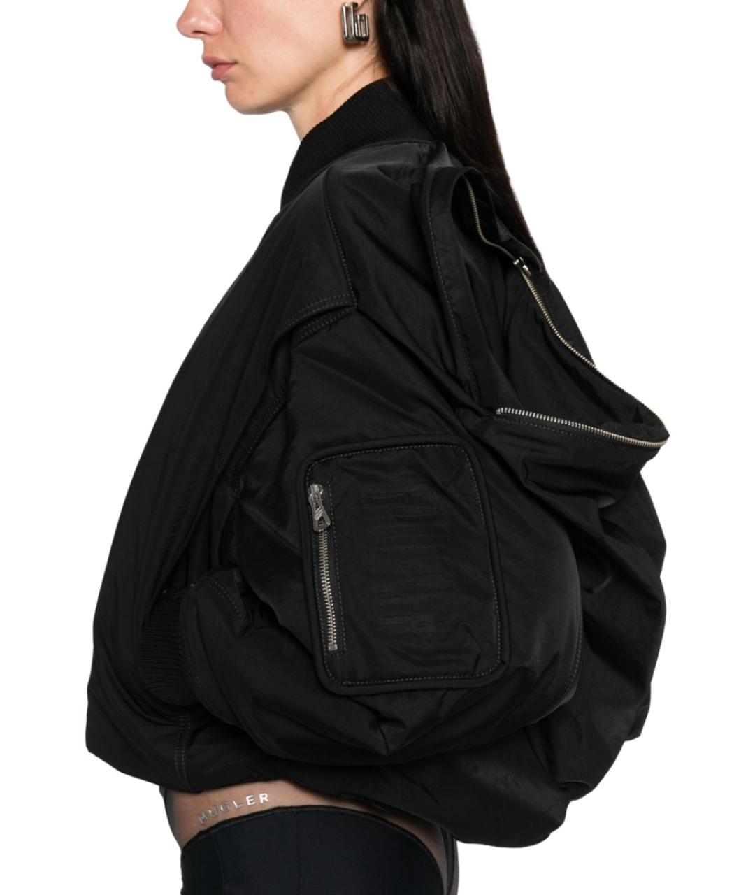 JEAN PAUL GAULTIER Черная полиамидовая куртка, фото 3