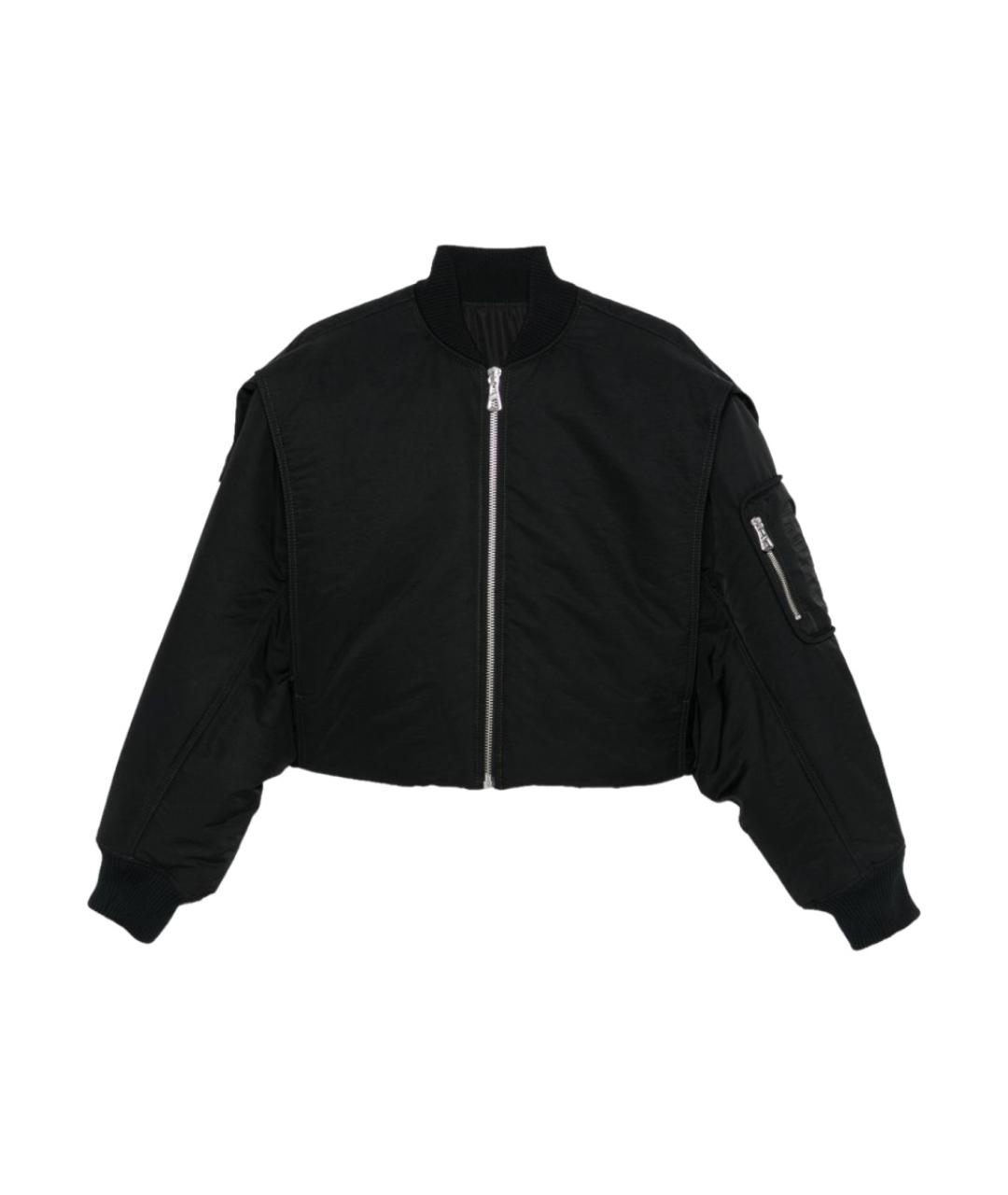 JEAN PAUL GAULTIER Черная полиамидовая куртка, фото 1