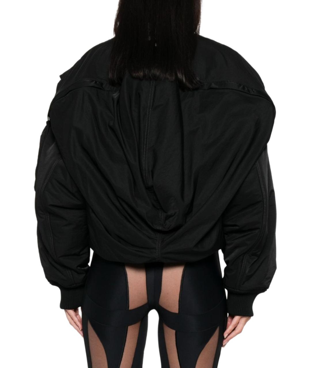 JEAN PAUL GAULTIER Черная полиамидовая куртка, фото 2