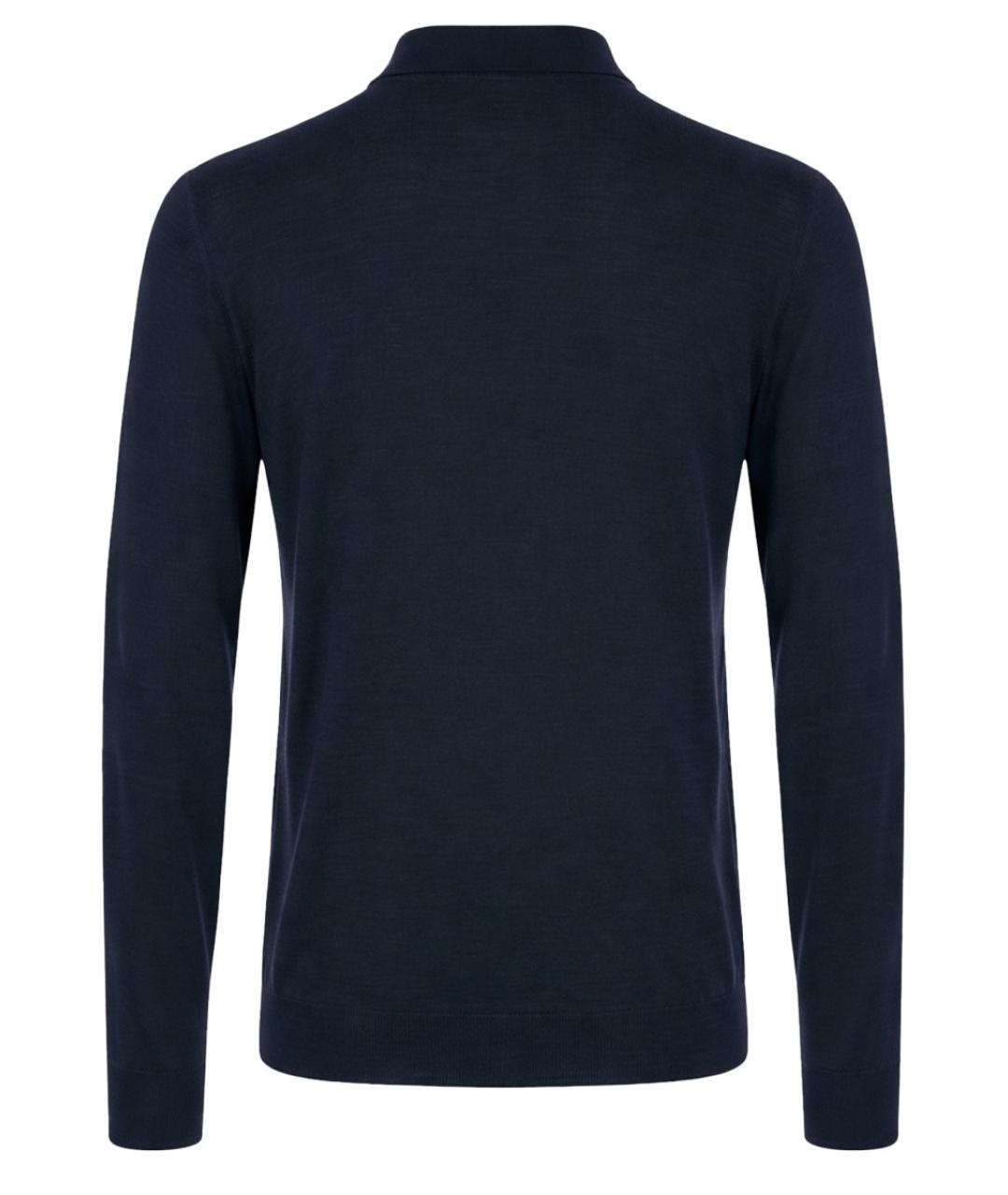 Drumohr Синее поло с длинным рукавом, фото 2