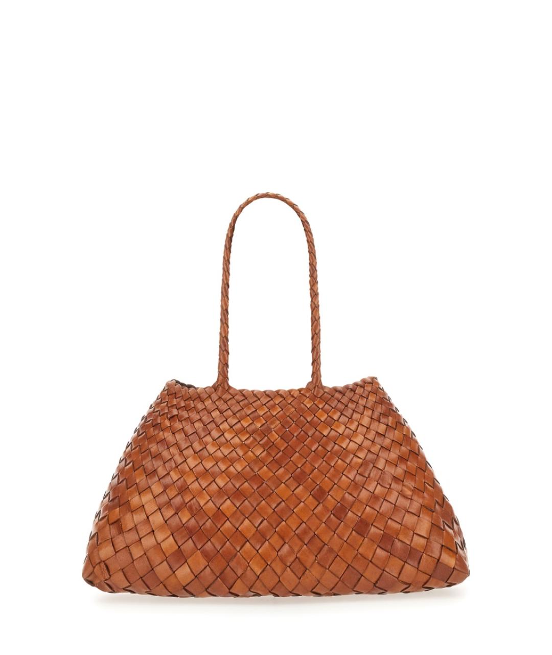 Dragon Diffusion Коричневая кожаная сумка тоут, фото 3