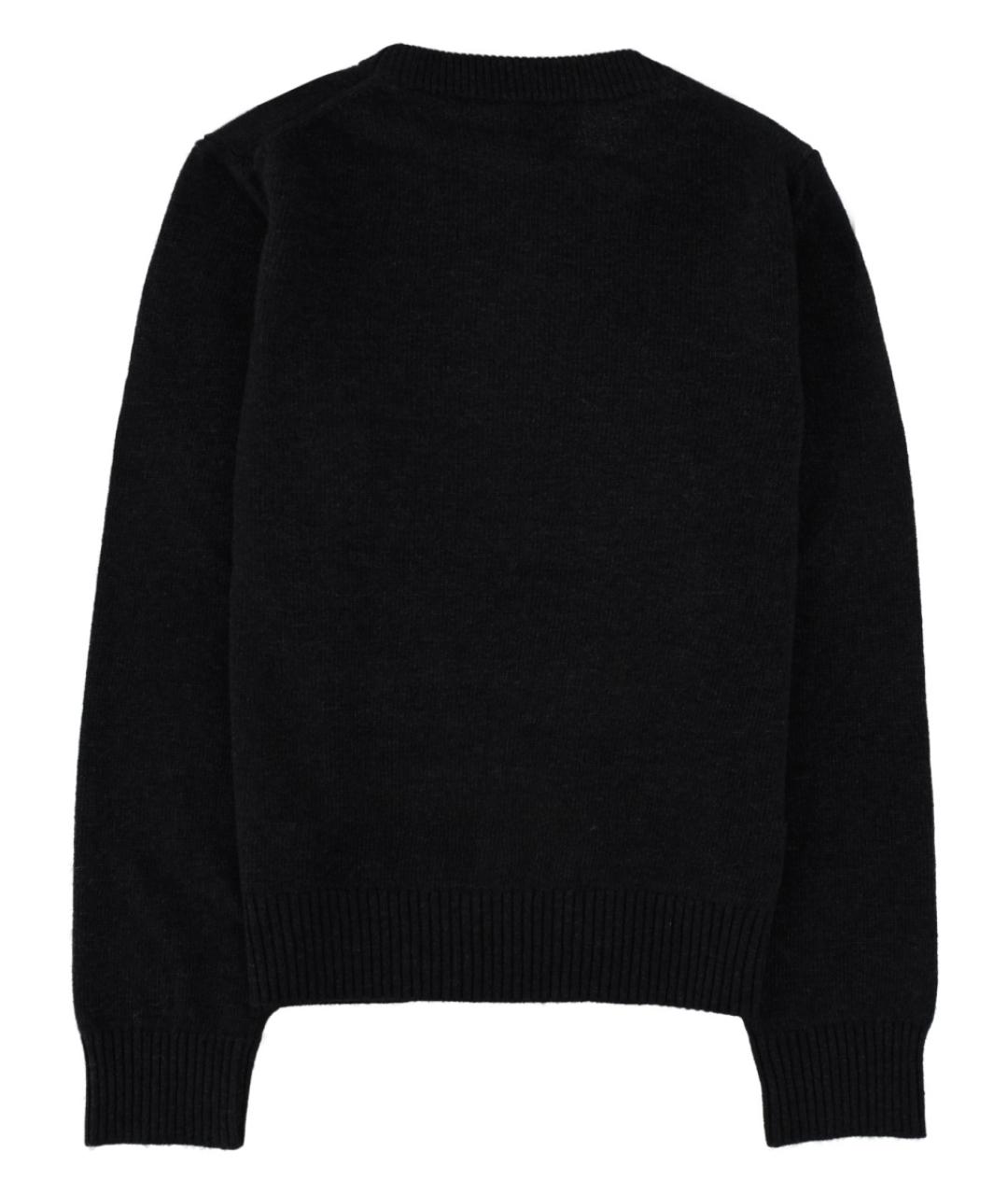 GANNI Черный шерстяной джемпер / свитер, фото 2