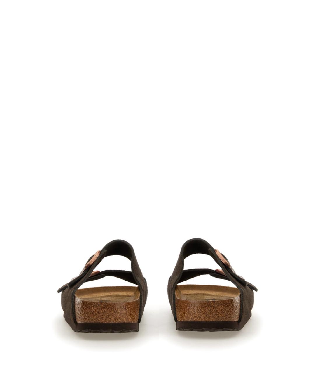 BIRKENSTOCK Коричневые замшевые сандалии, фото 4