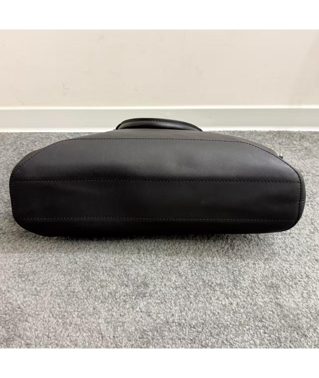 LOUIS VUITTON Черная сумка с короткими ручками, фото 3