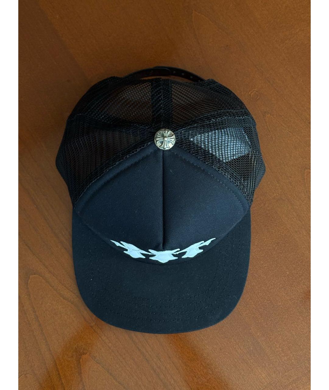 CHROME HEARTS Черная синтетическая кепка/бейсболка, фото 2