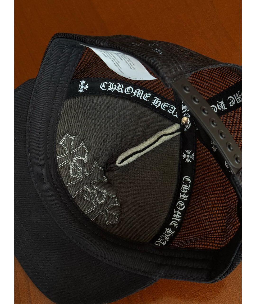 CHROME HEARTS Черная синтетическая кепка/бейсболка, фото 5