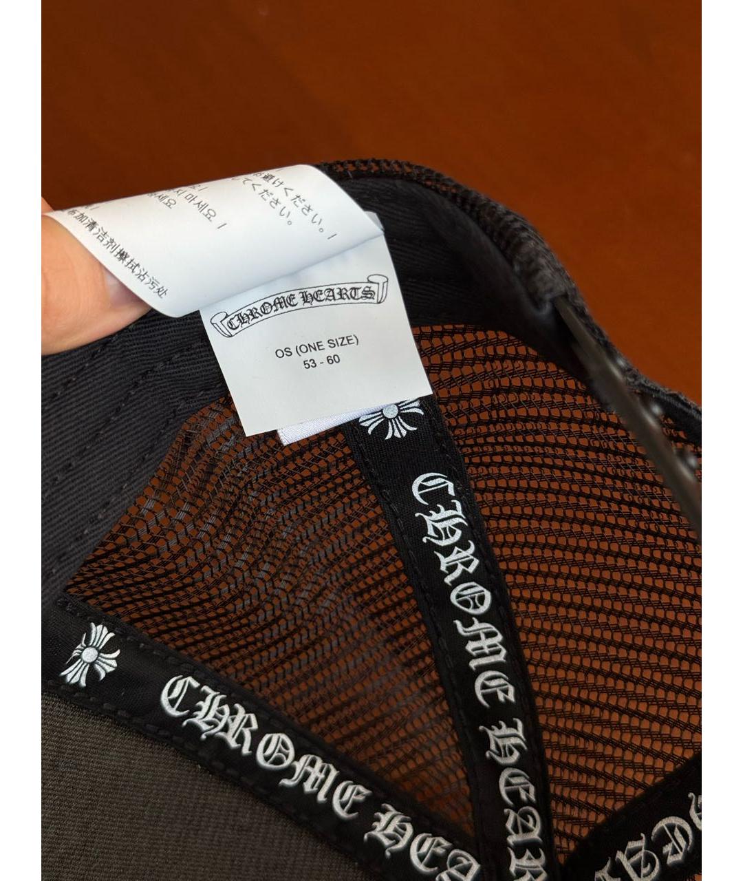 CHROME HEARTS Черная синтетическая кепка/бейсболка, фото 7