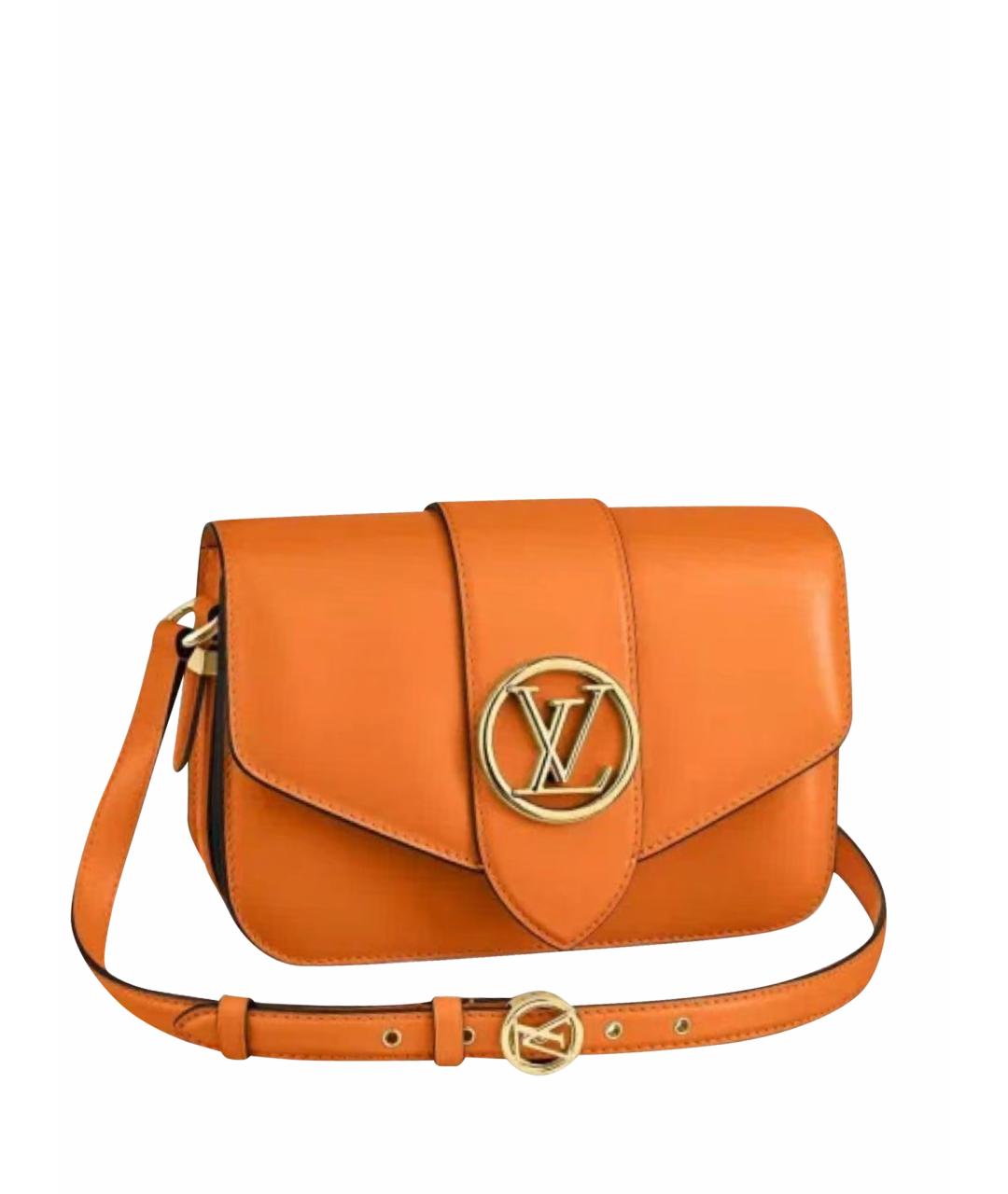 LOUIS VUITTON Кожаная сумка через плечо, фото 1