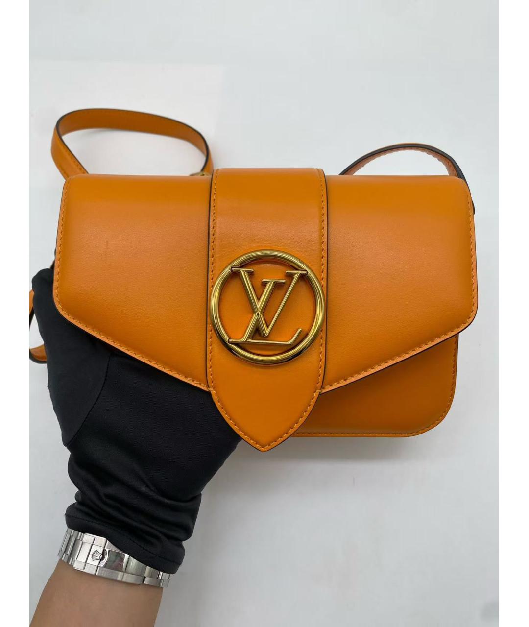 LOUIS VUITTON Кожаная сумка через плечо, фото 5