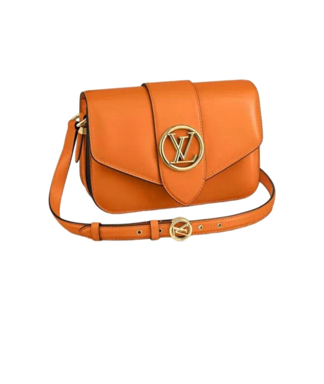 LOUIS VUITTON Кожаная сумка через плечо, фото 7