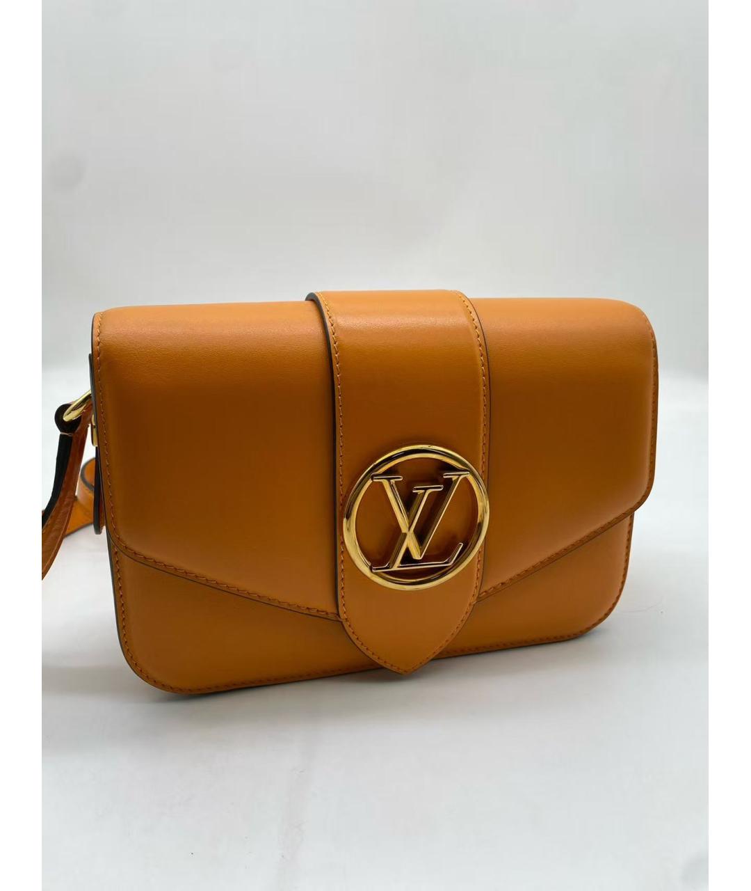 LOUIS VUITTON Кожаная сумка через плечо, фото 2