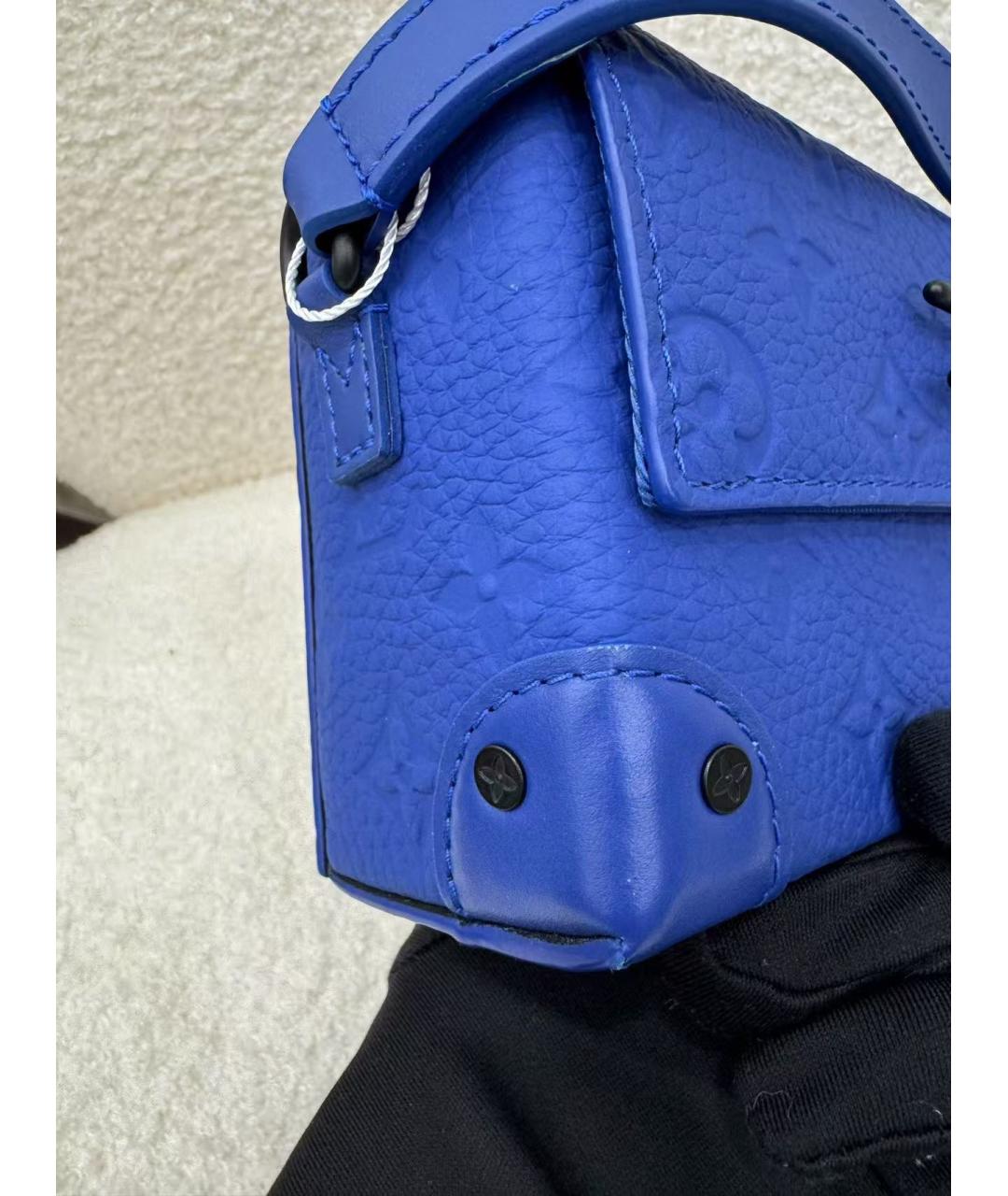 LOUIS VUITTON Голубая сумка через плечо, фото 7