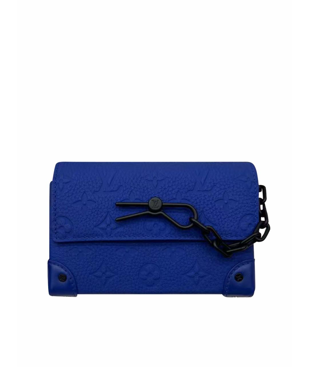 LOUIS VUITTON Голубая сумка через плечо, фото 1