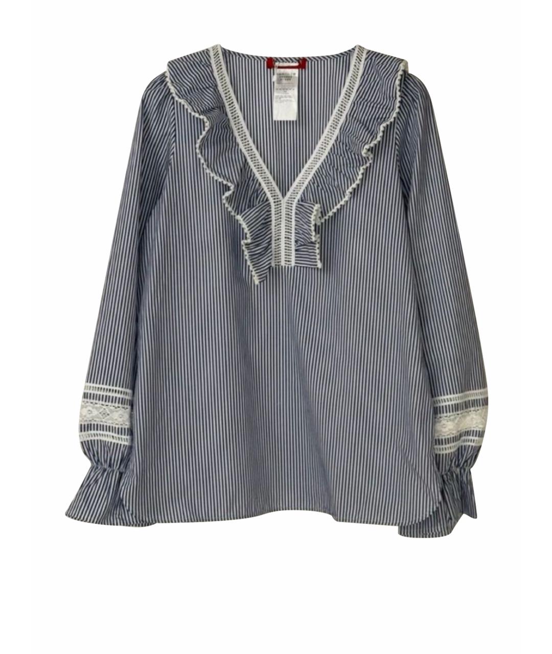 MAX&CO Голубая хлопковая блузы, фото 1