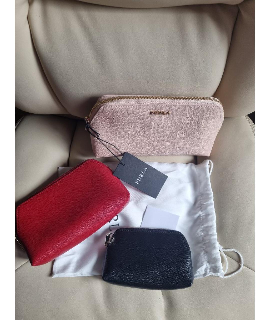 FURLA Мульти кожаная косметичка, фото 4