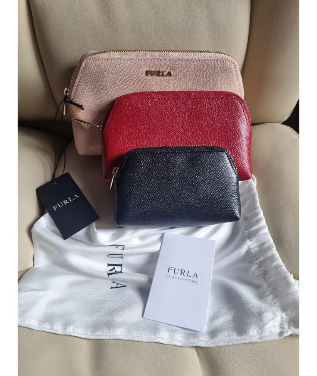 FURLA Мульти кожаная косметичка, фото 7