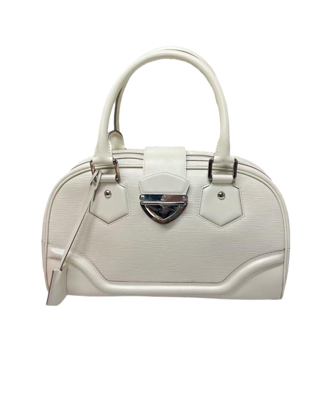 LOUIS VUITTON Белая сумка с короткими ручками, фото 7