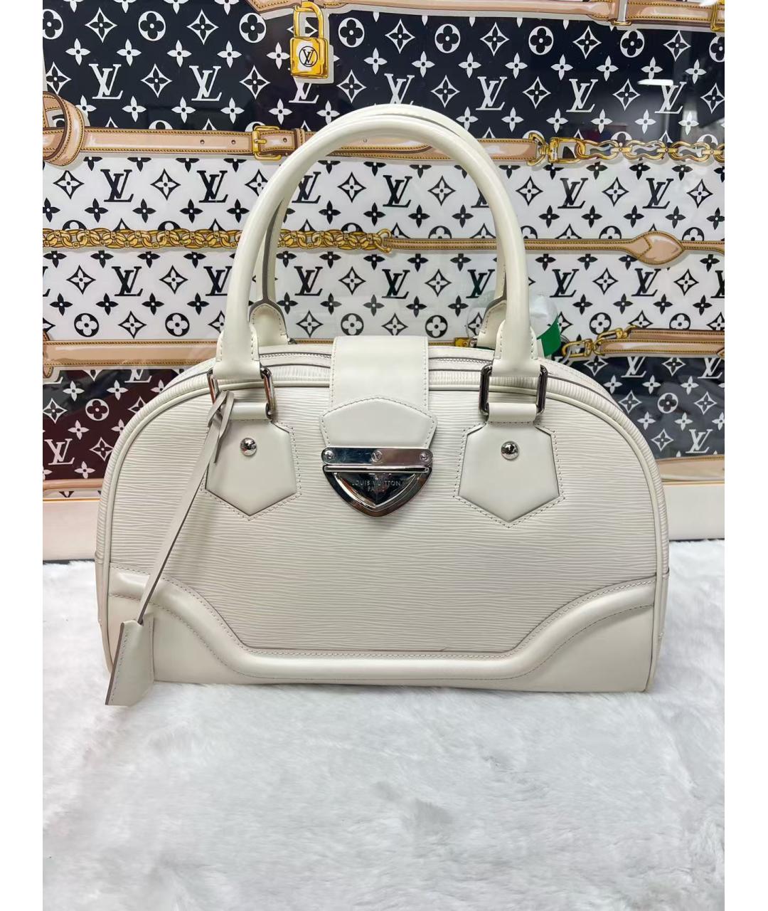 LOUIS VUITTON Белая сумка с короткими ручками, фото 2