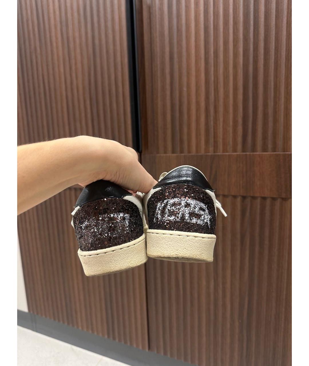 GOLDEN GOOSE DELUXE BRAND Белые кожаные кроссовки, фото 3