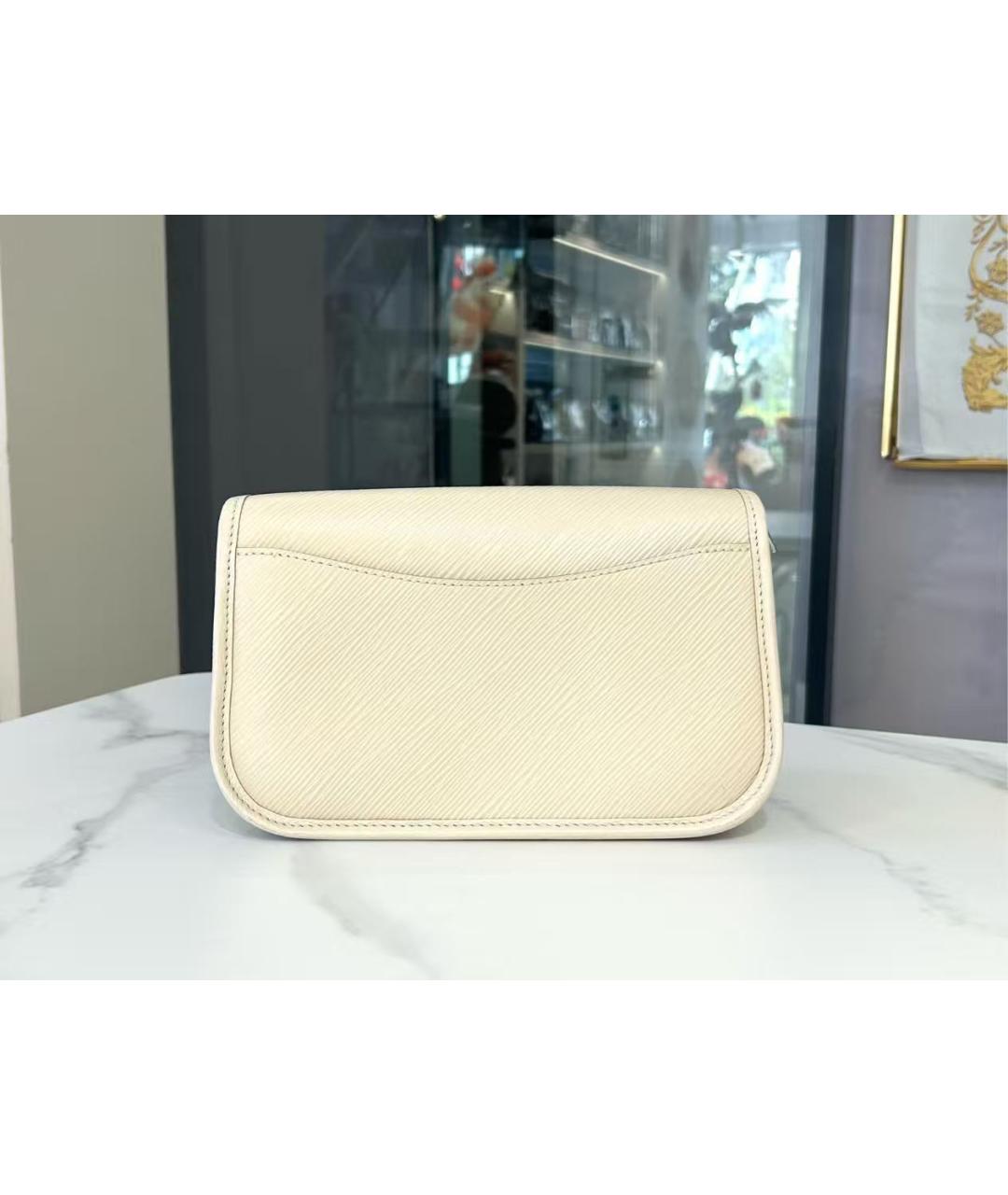 LOUIS VUITTON Белая сумка через плечо, фото 4