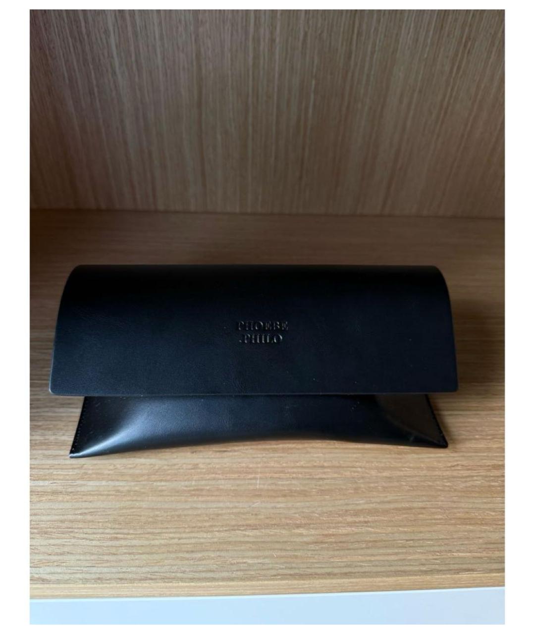 PHOEBE PHILO Желтые пластиковые солнцезащитные очки, фото 4