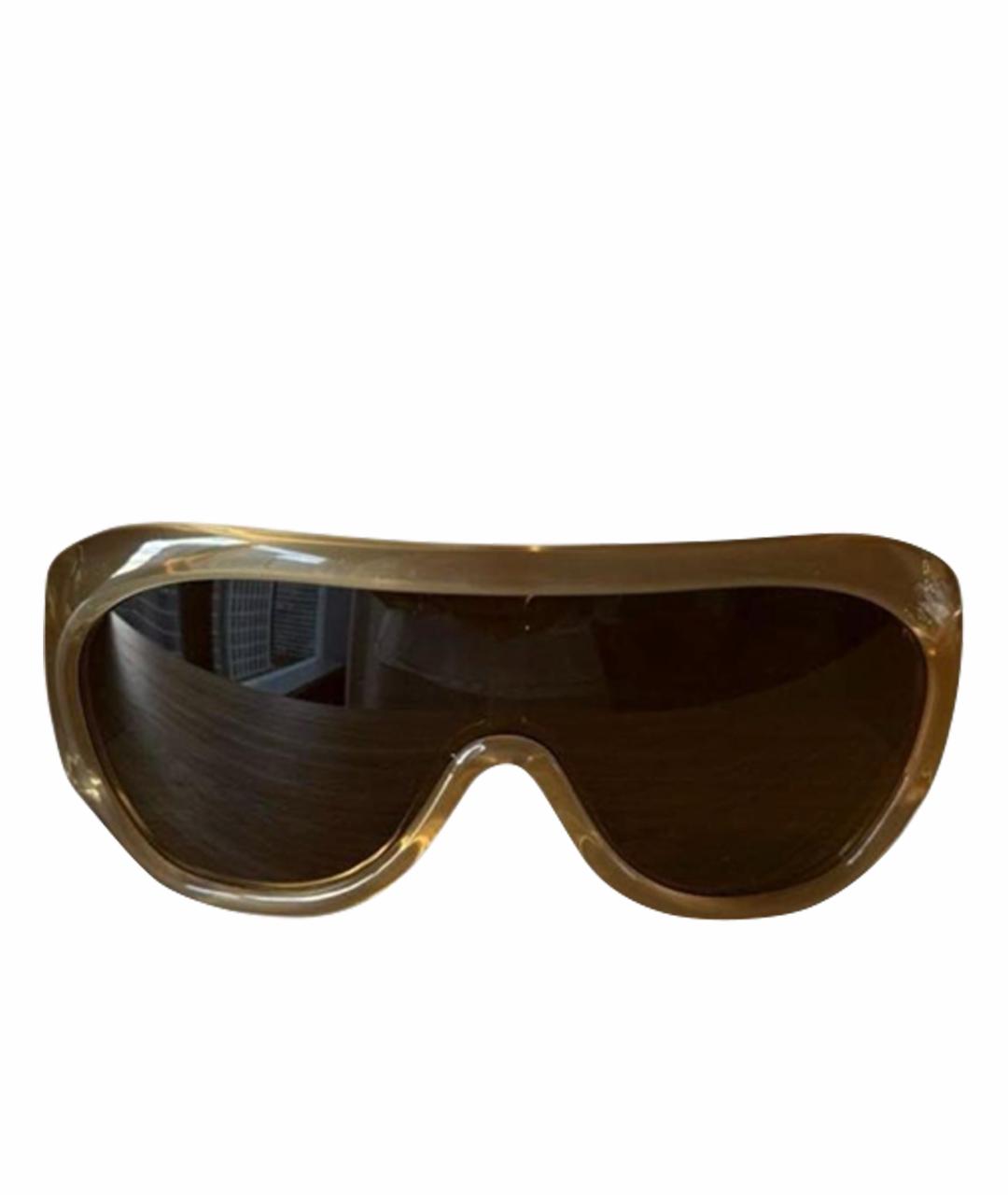 PHOEBE PHILO Желтые пластиковые солнцезащитные очки, фото 1