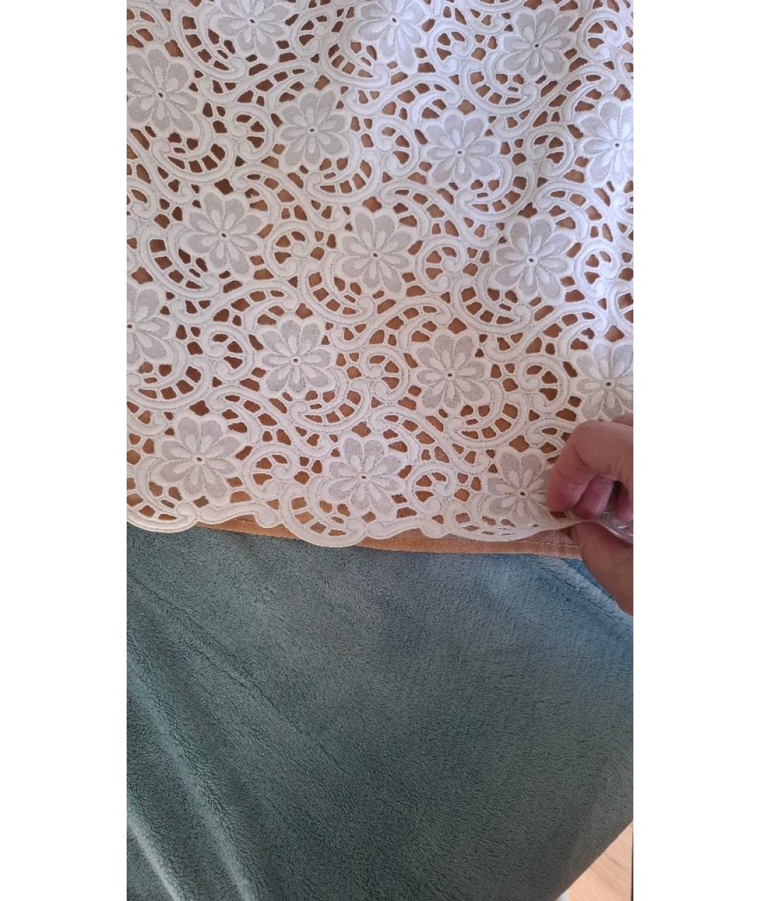 MICHAEL KORS Белое хлопковое повседневное платье, фото 4