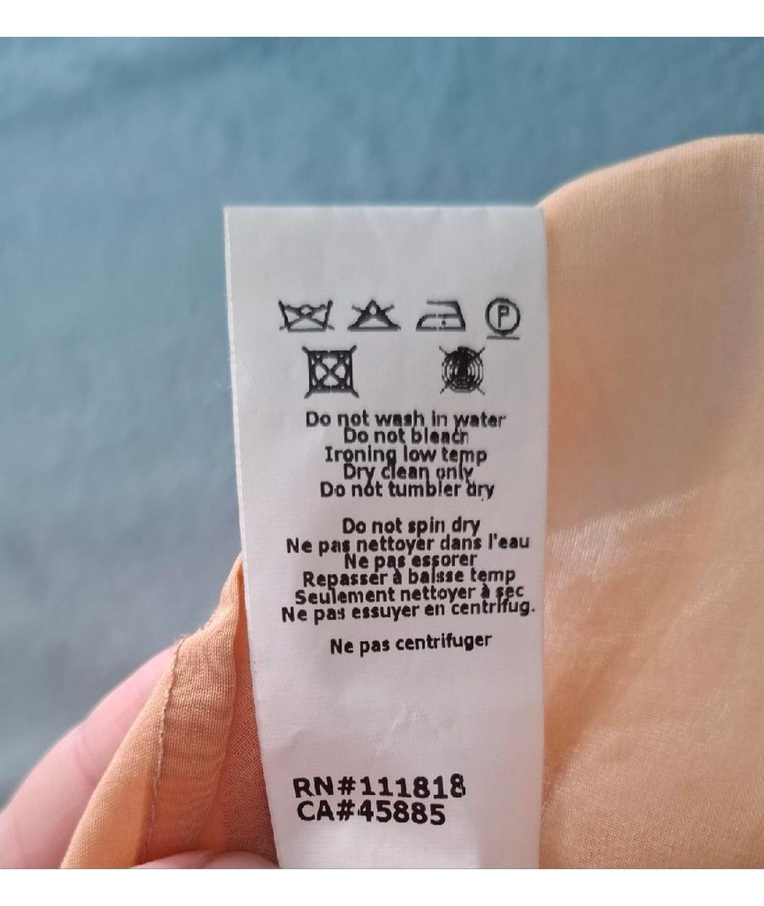 MICHAEL KORS Белое хлопковое повседневное платье, фото 7