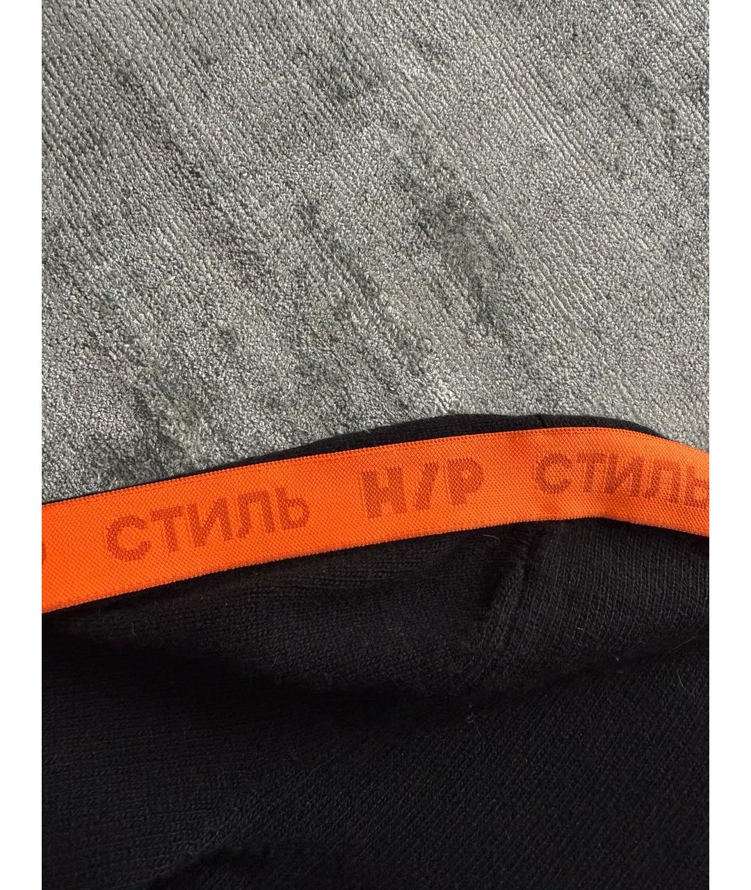 HERON PRESTON Черный шерстяной джемпер / свитер, фото 3