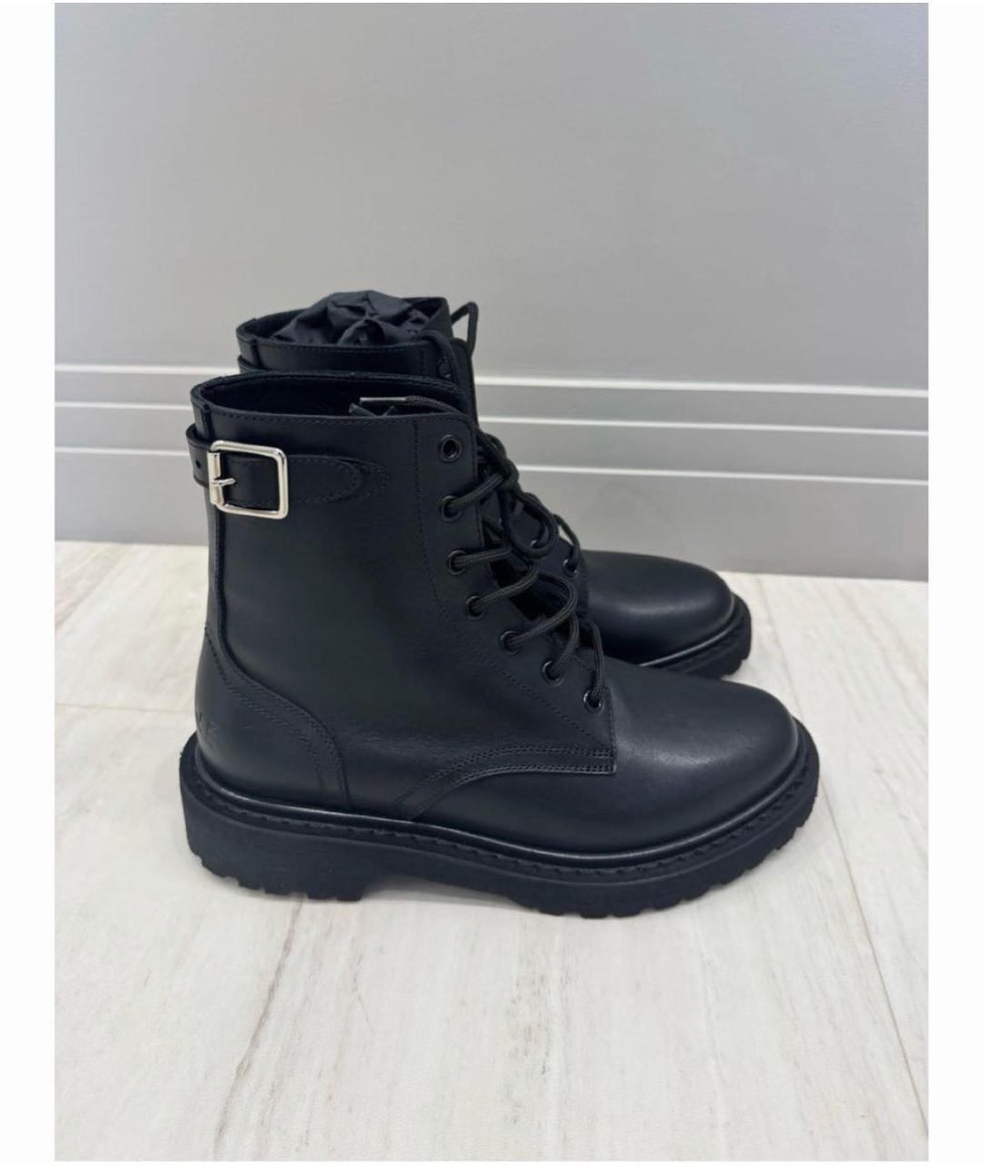 CELINE Черные кожаные ботинки, фото 2