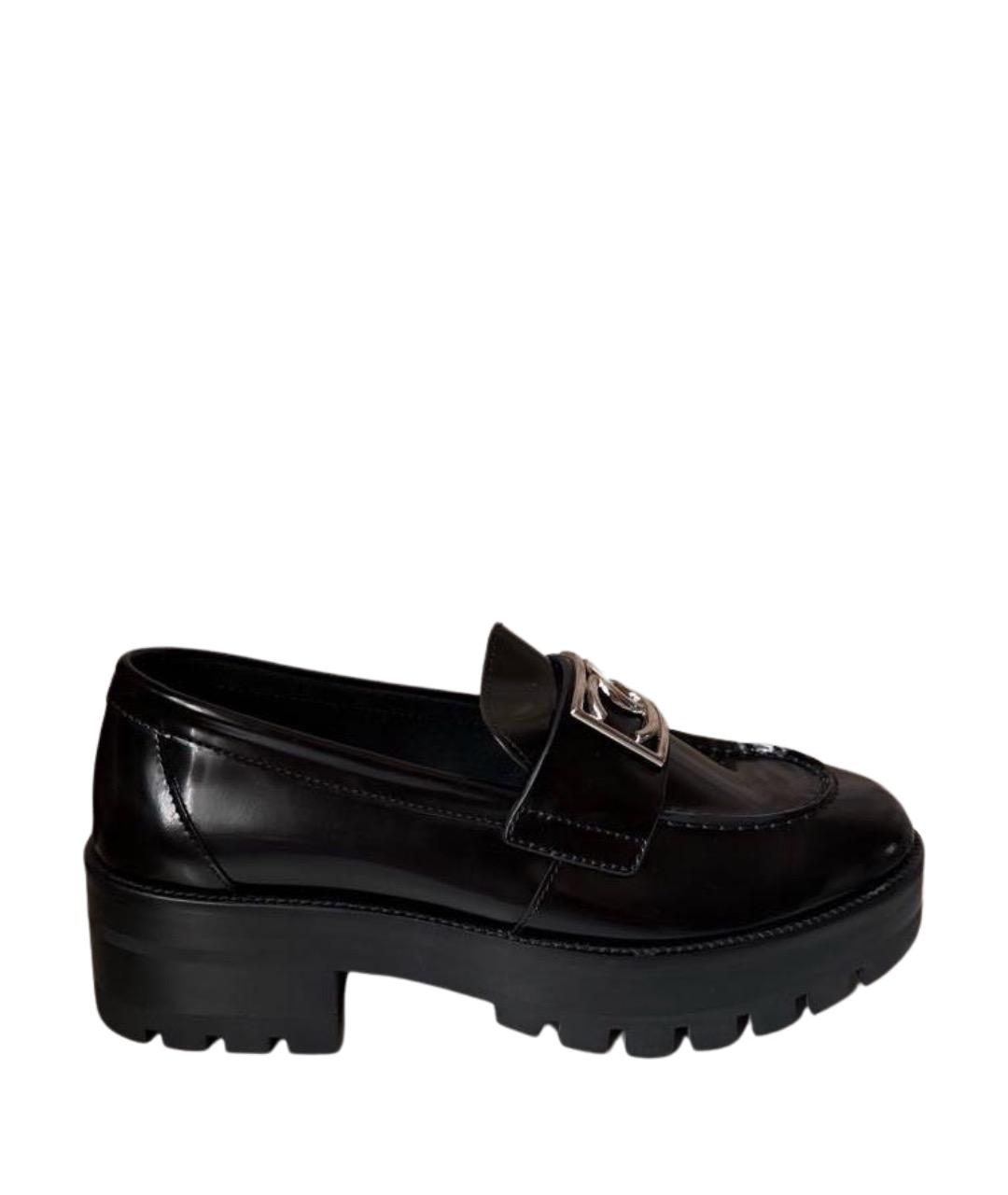 CHANEL Черные кожаные лоферы, фото 1