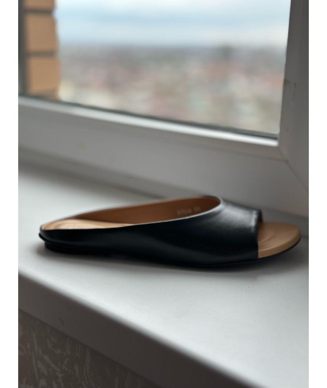 PREMIATA Черные кожаные мюли, фото 9
