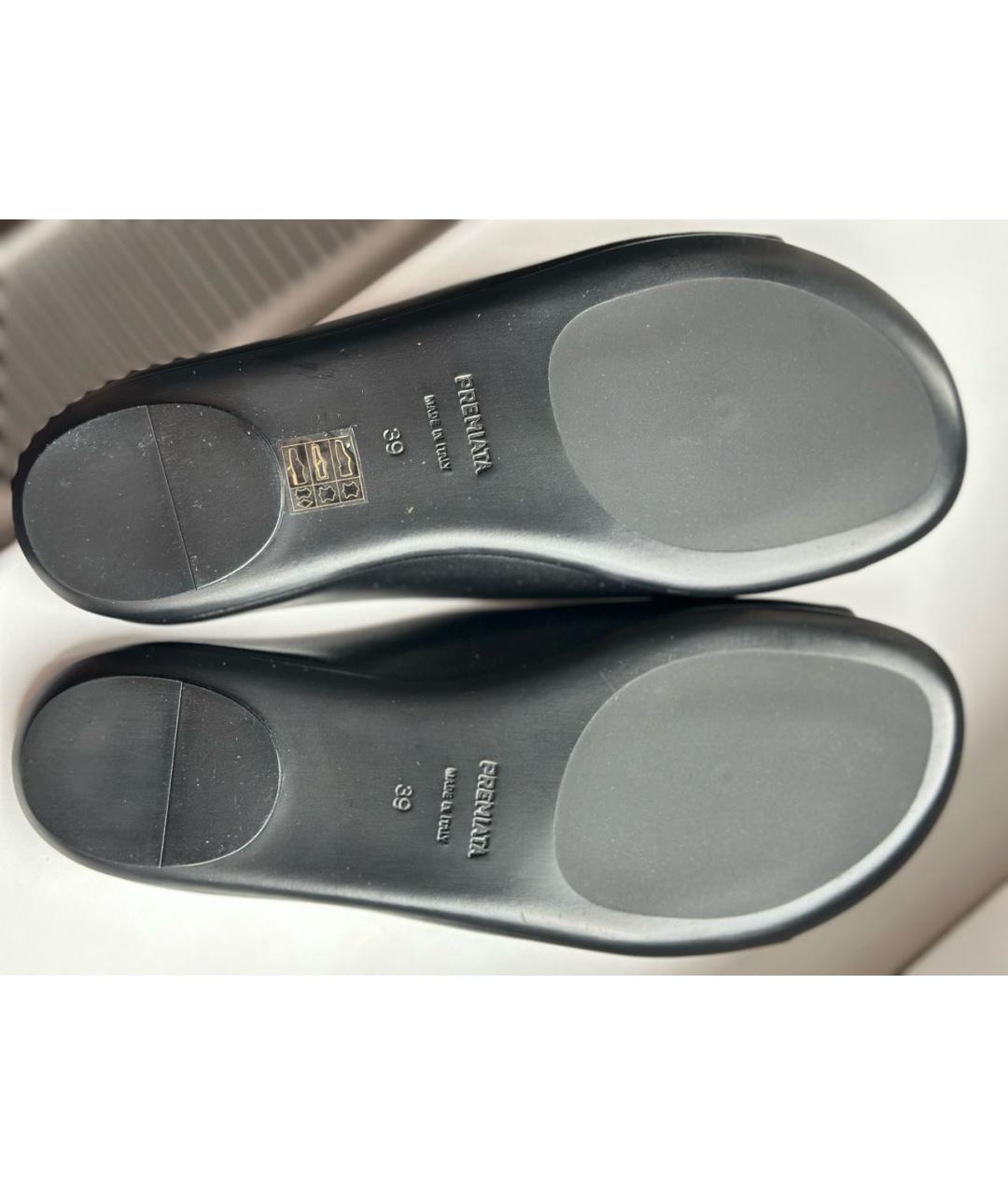 PREMIATA Черные кожаные мюли, фото 7