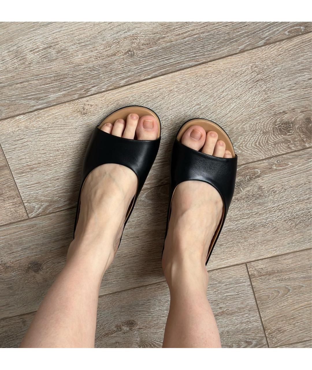 PREMIATA Черные кожаные мюли, фото 5