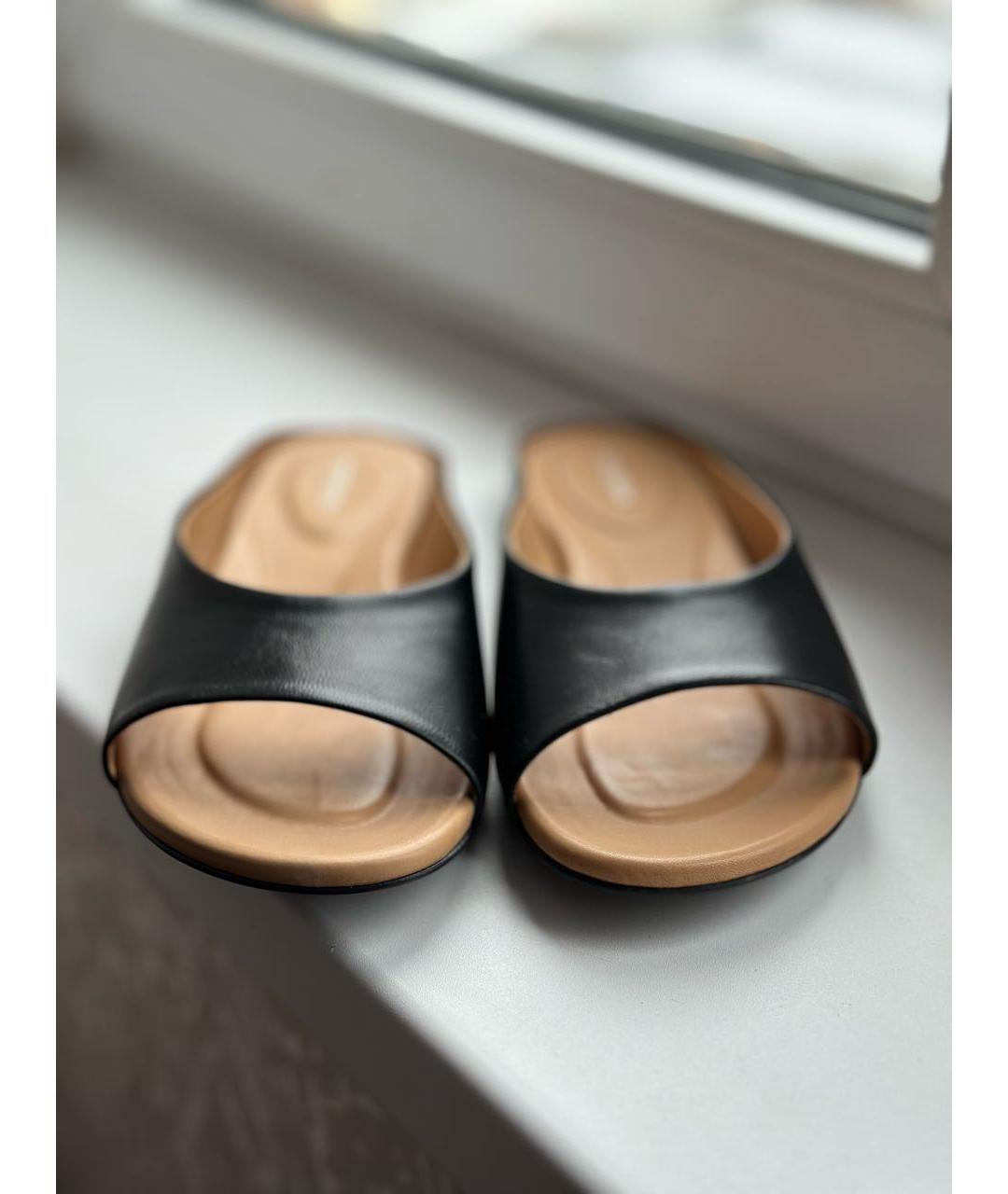 PREMIATA Черные кожаные мюли, фото 2
