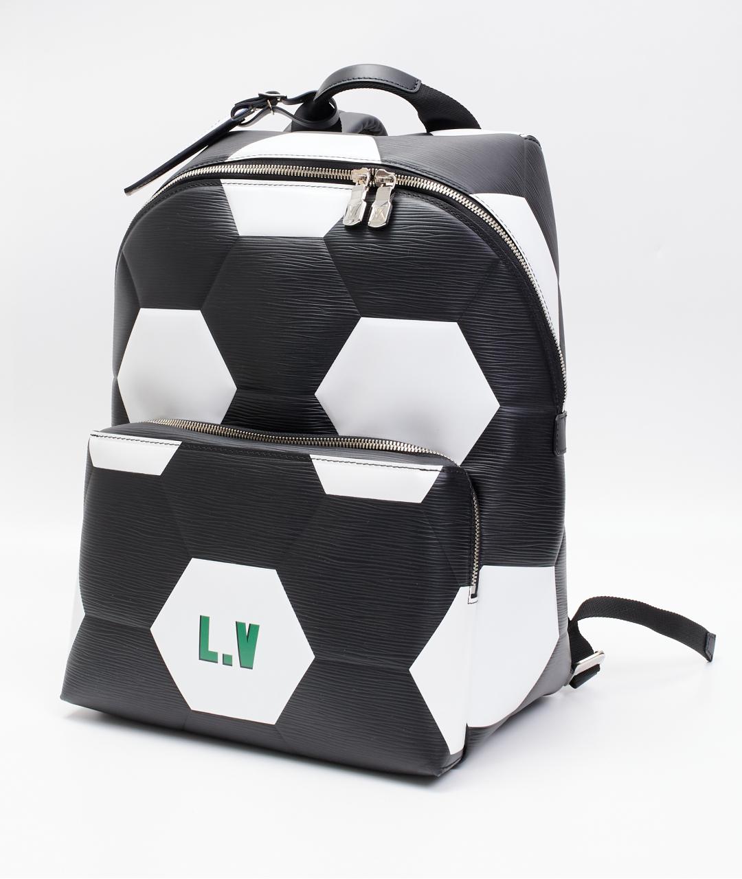 LOUIS VUITTON Черный кожаный рюкзак, фото 2