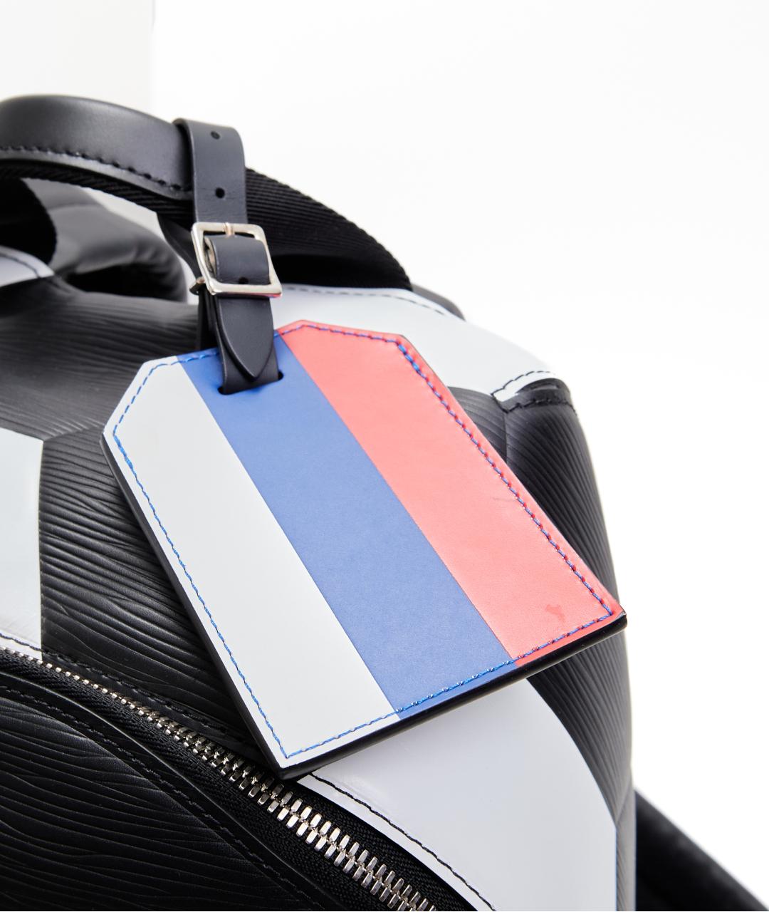 LOUIS VUITTON Черный кожаный рюкзак, фото 4