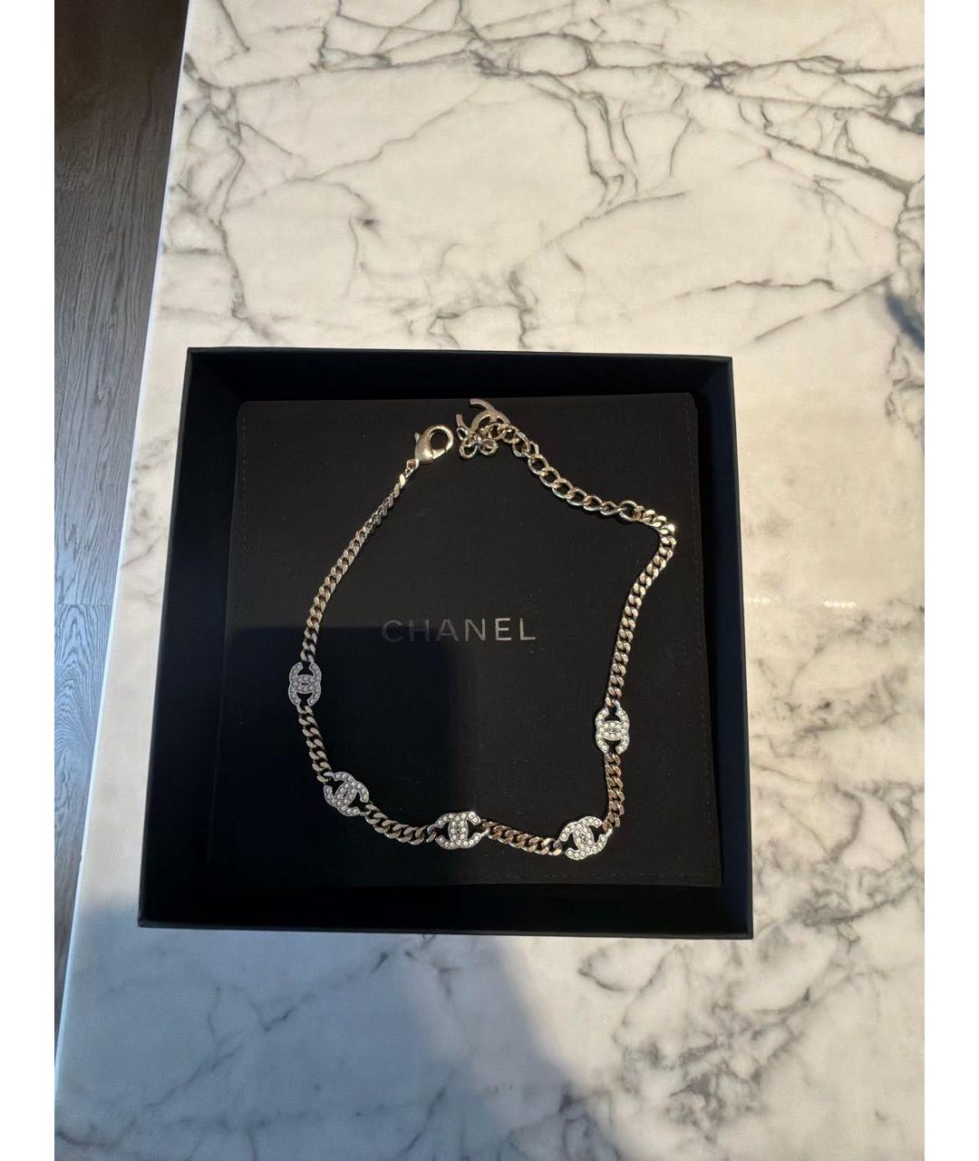 CHANEL Золотой чокер, фото 4