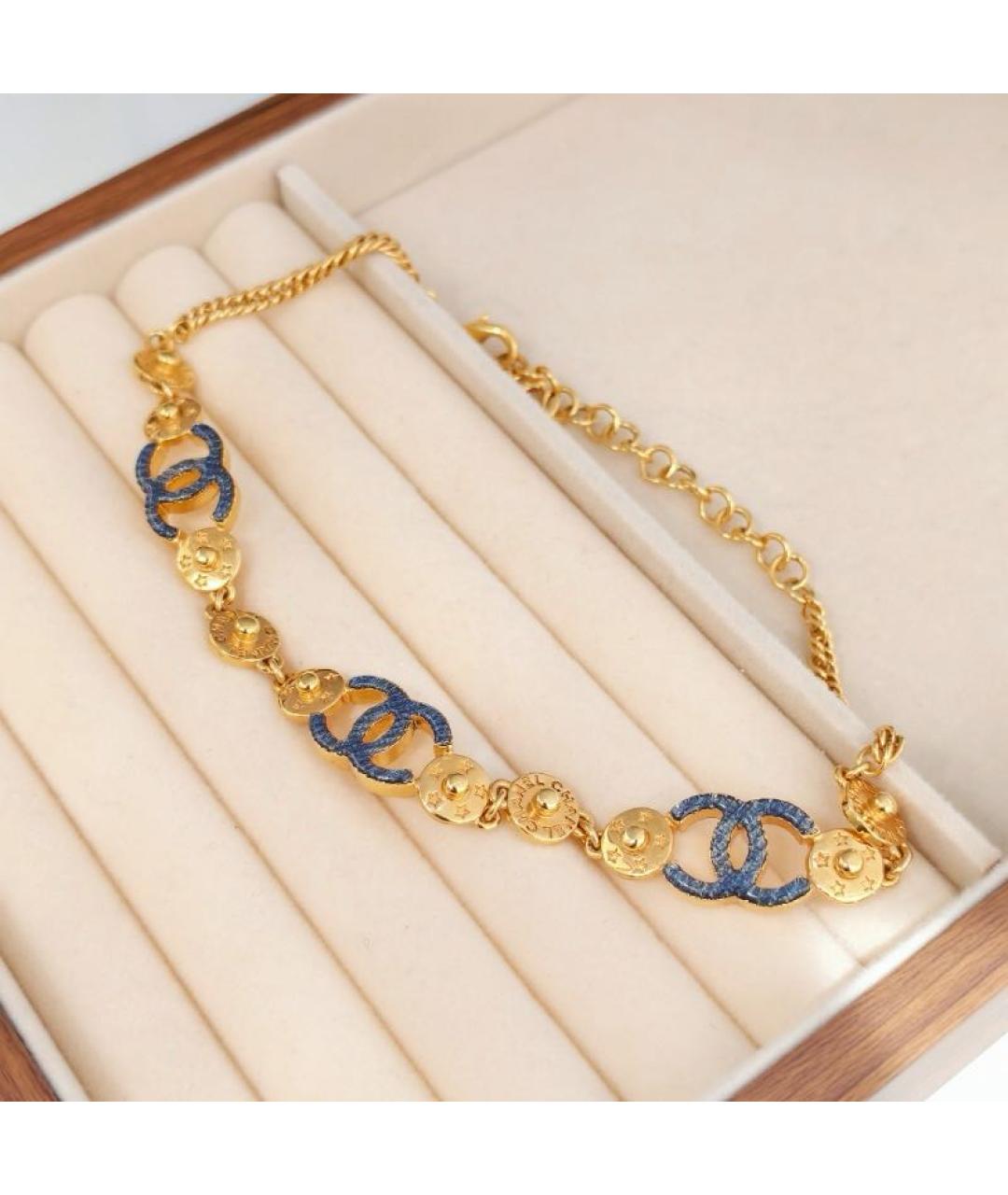CHANEL Золотой чокер, фото 4