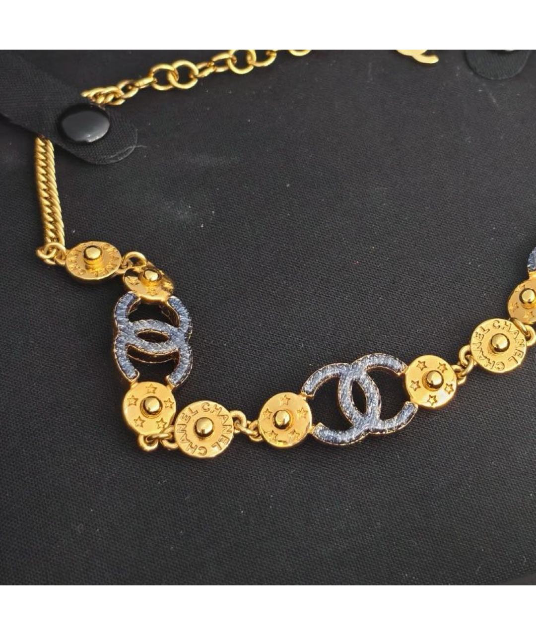 CHANEL Золотой чокер, фото 2