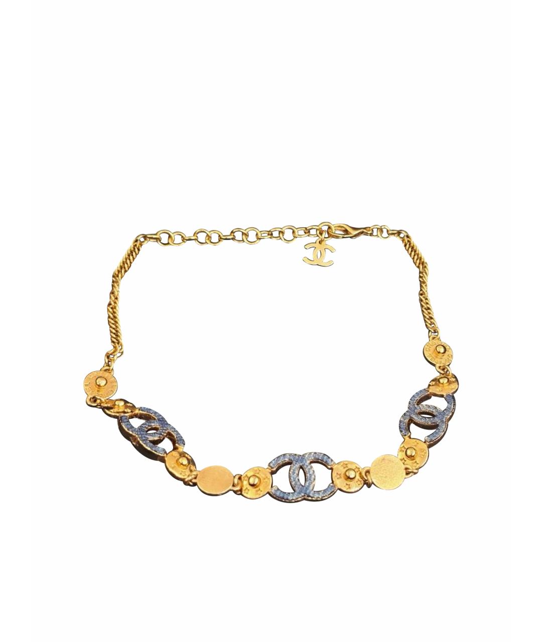 CHANEL Золотой чокер, фото 1