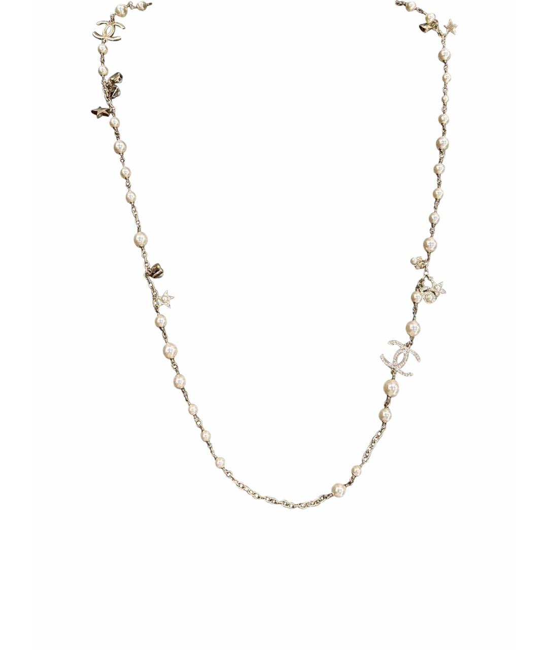 CHANEL Серебряное колье, фото 1