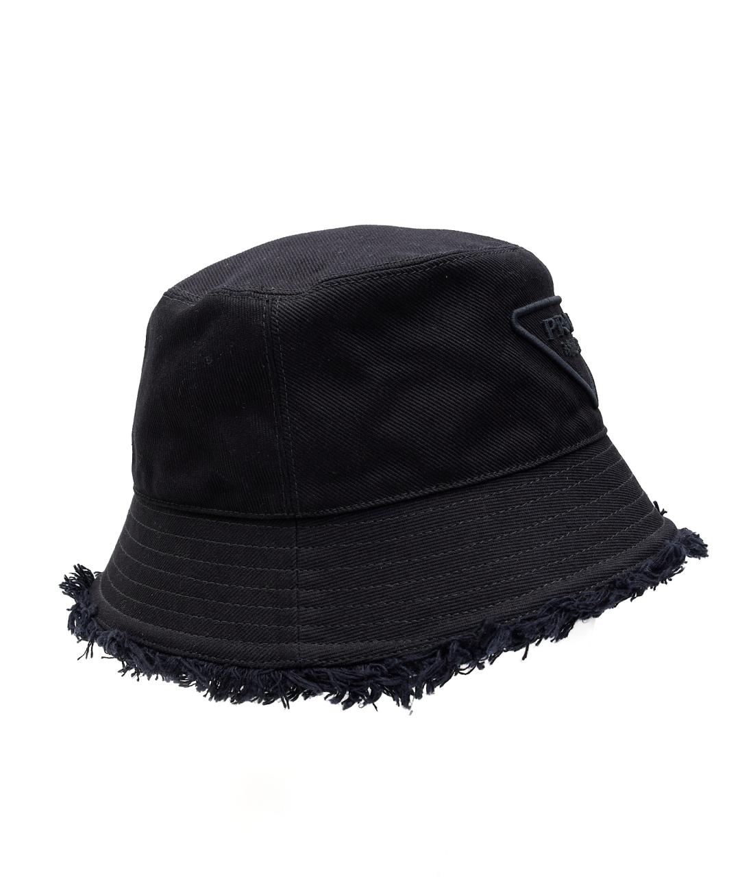 PRADA Черная хлопковая панама, фото 2