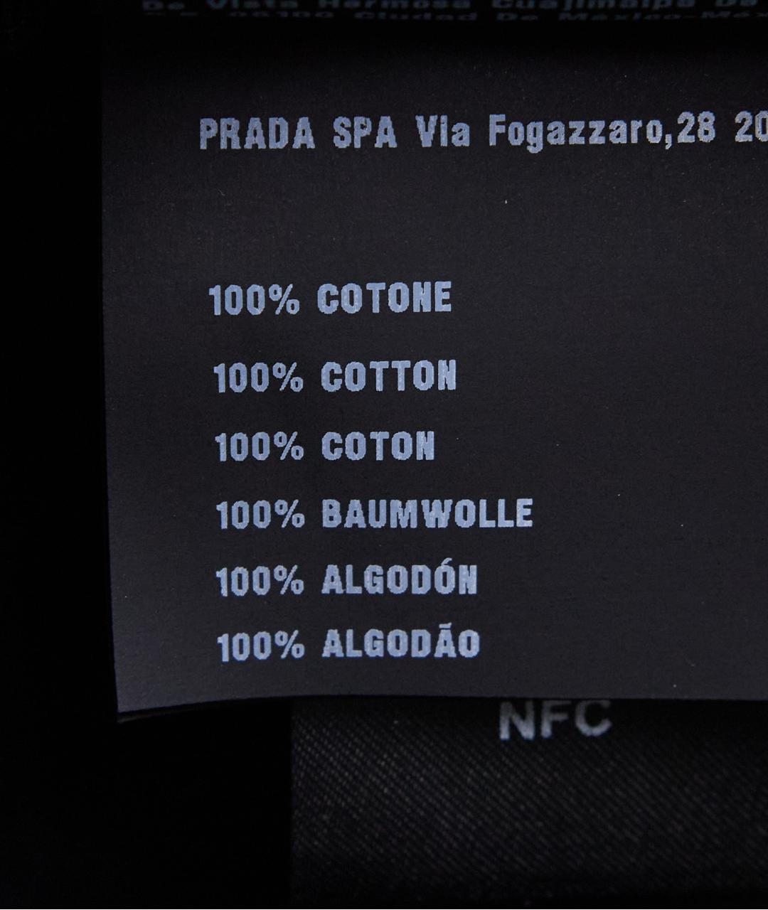 PRADA Черная хлопковая панама, фото 5