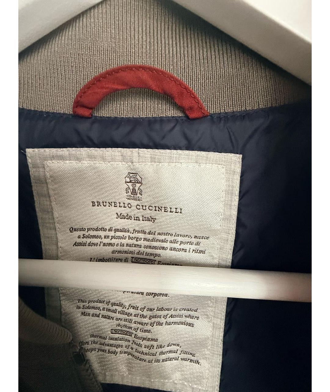 BRUNELLO CUCINELLI Бежевый жилет, фото 2