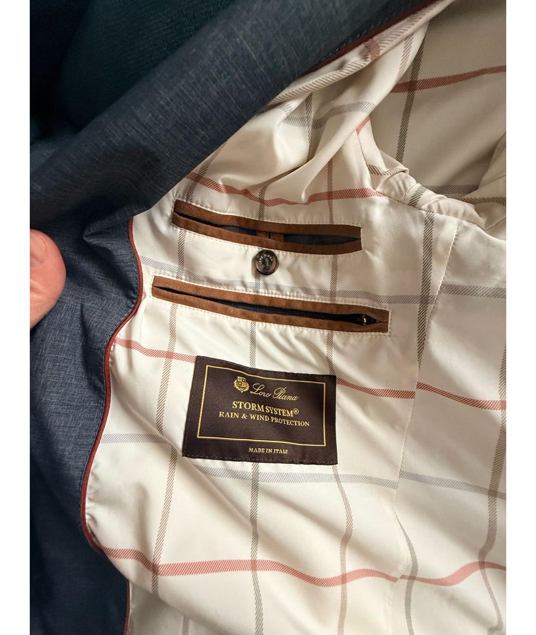 LORO PIANA Синяя куртка, фото 4