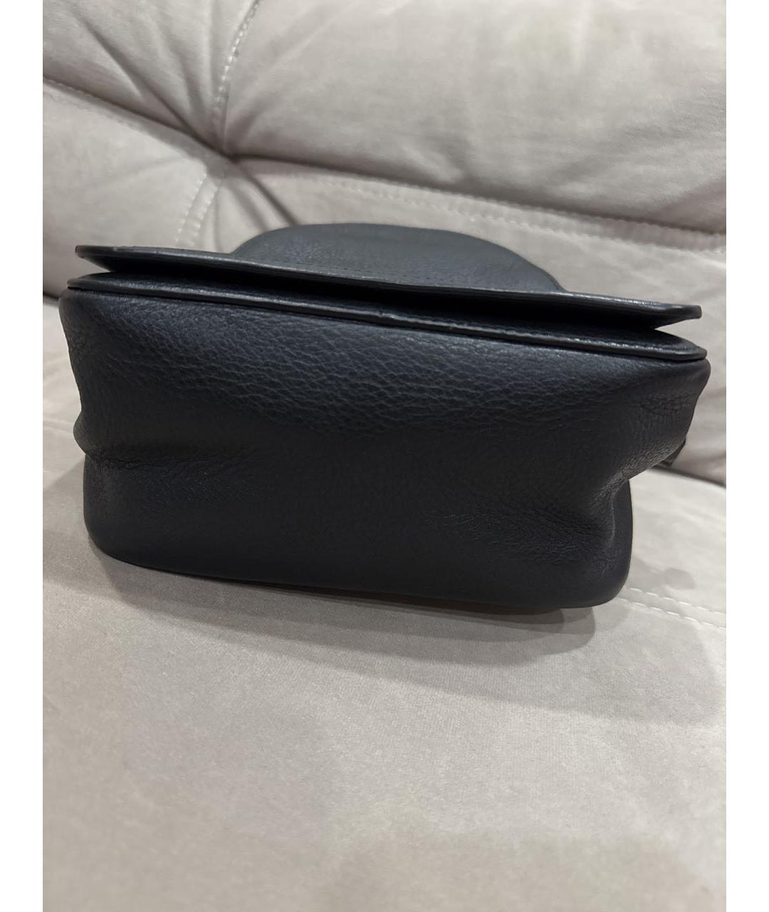 MAX MARA Черный кожаный рюкзак, фото 5